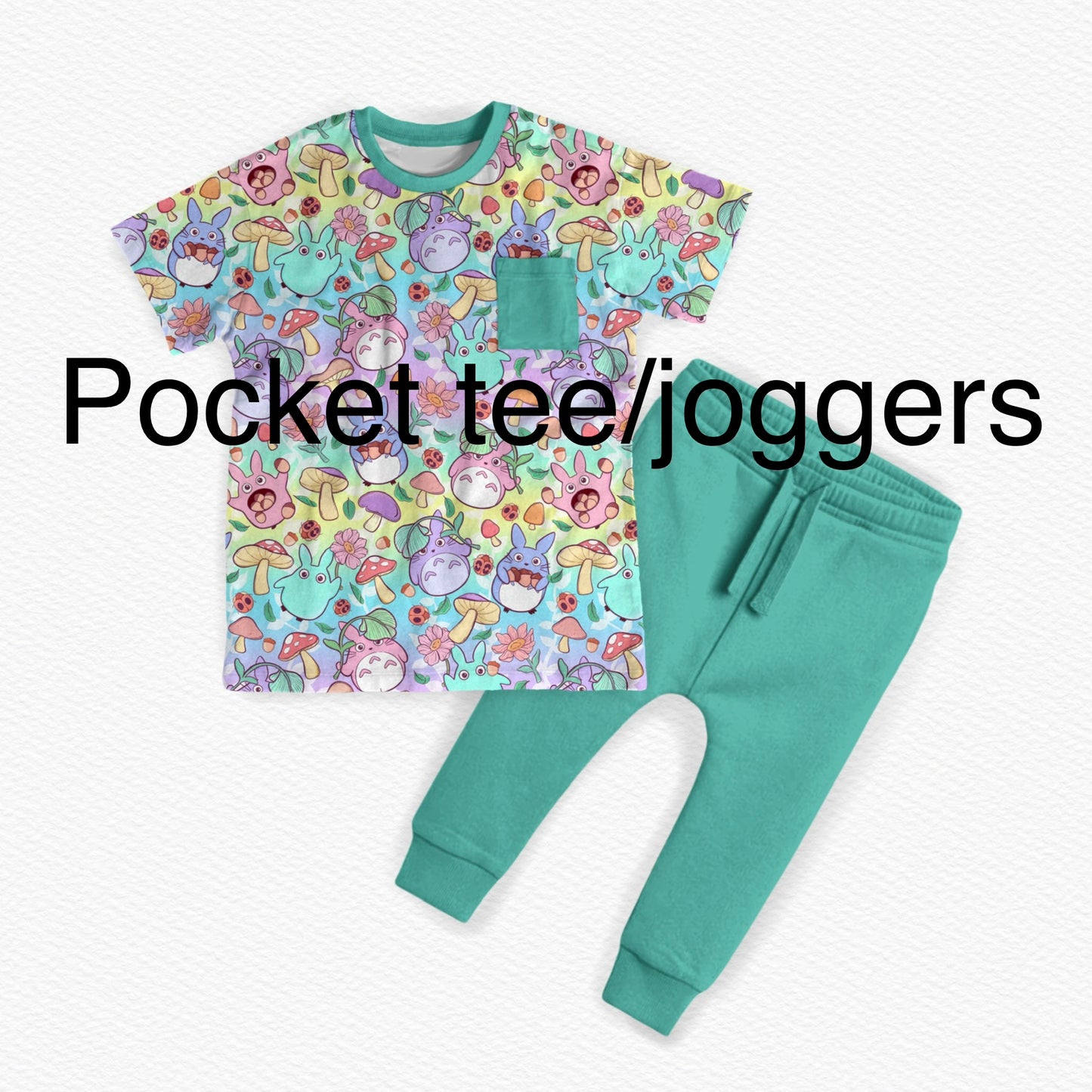 PLAY Pocket tee / joggers: Garden Dreams *SHIPS AUGUST*
