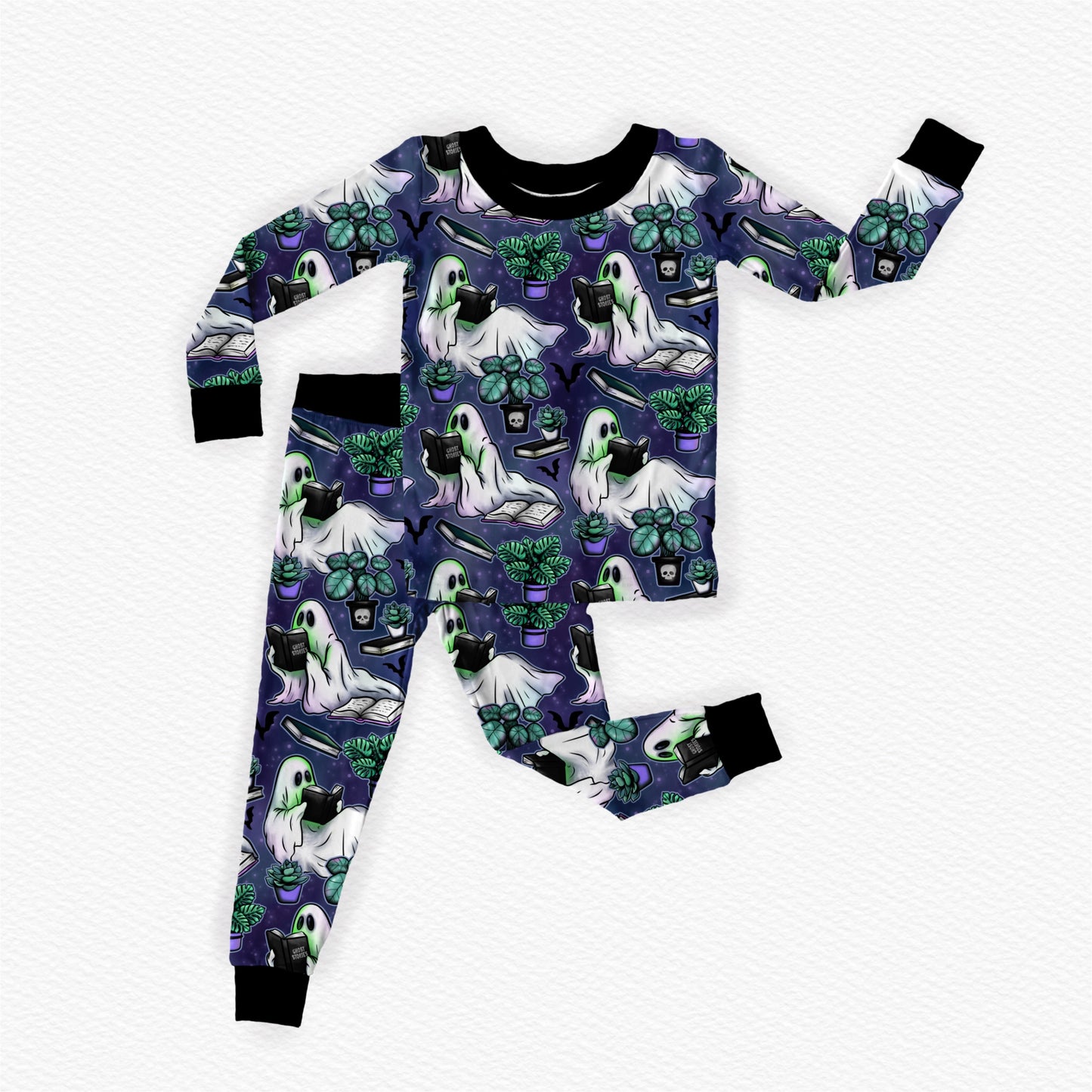 Long sleeve / pants: Spooky Readers *SHIPS NOVEMBER*