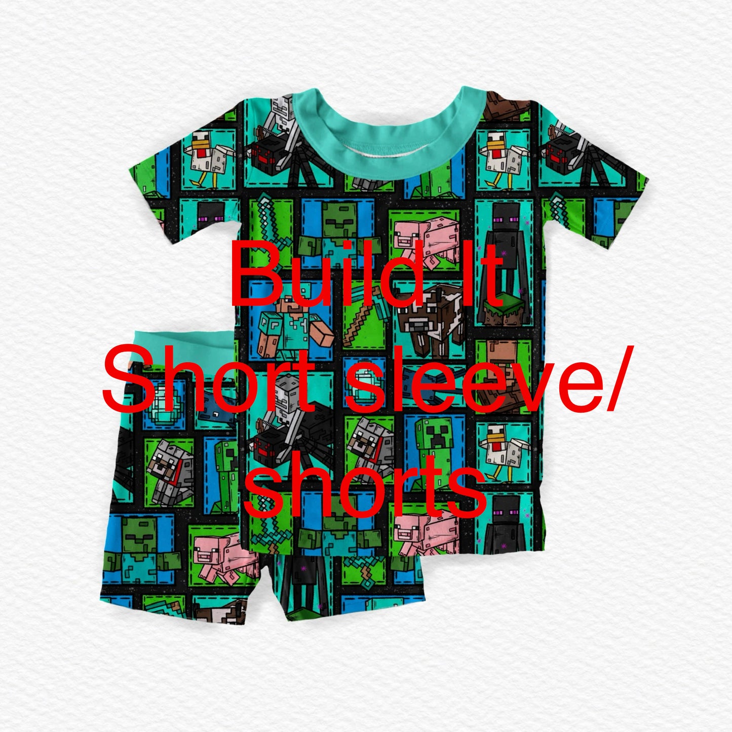 Short sleeve / Shorts: Build It *SHIPS JUNE*