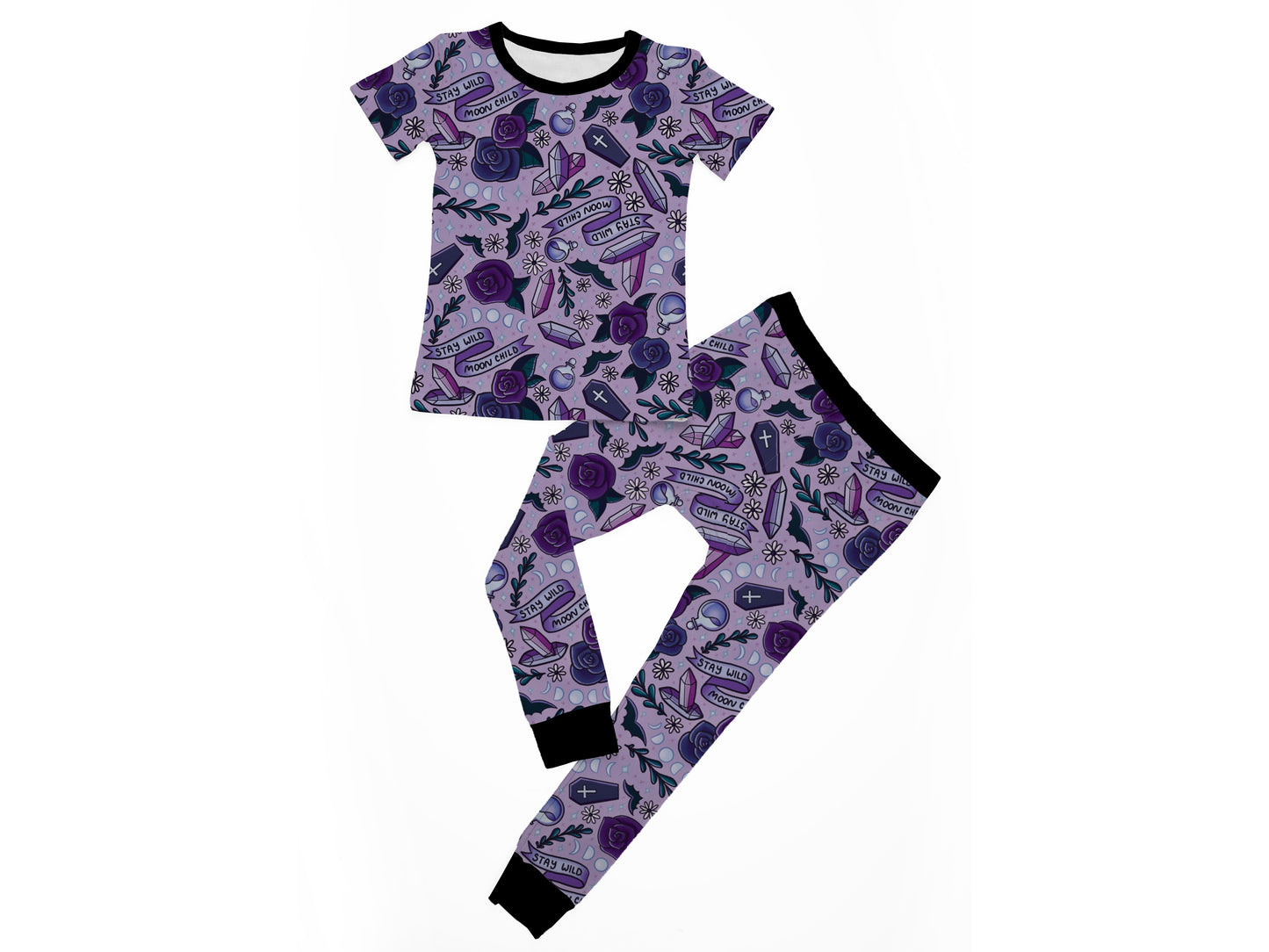 RTS Short sleeve / pants: Moon Child