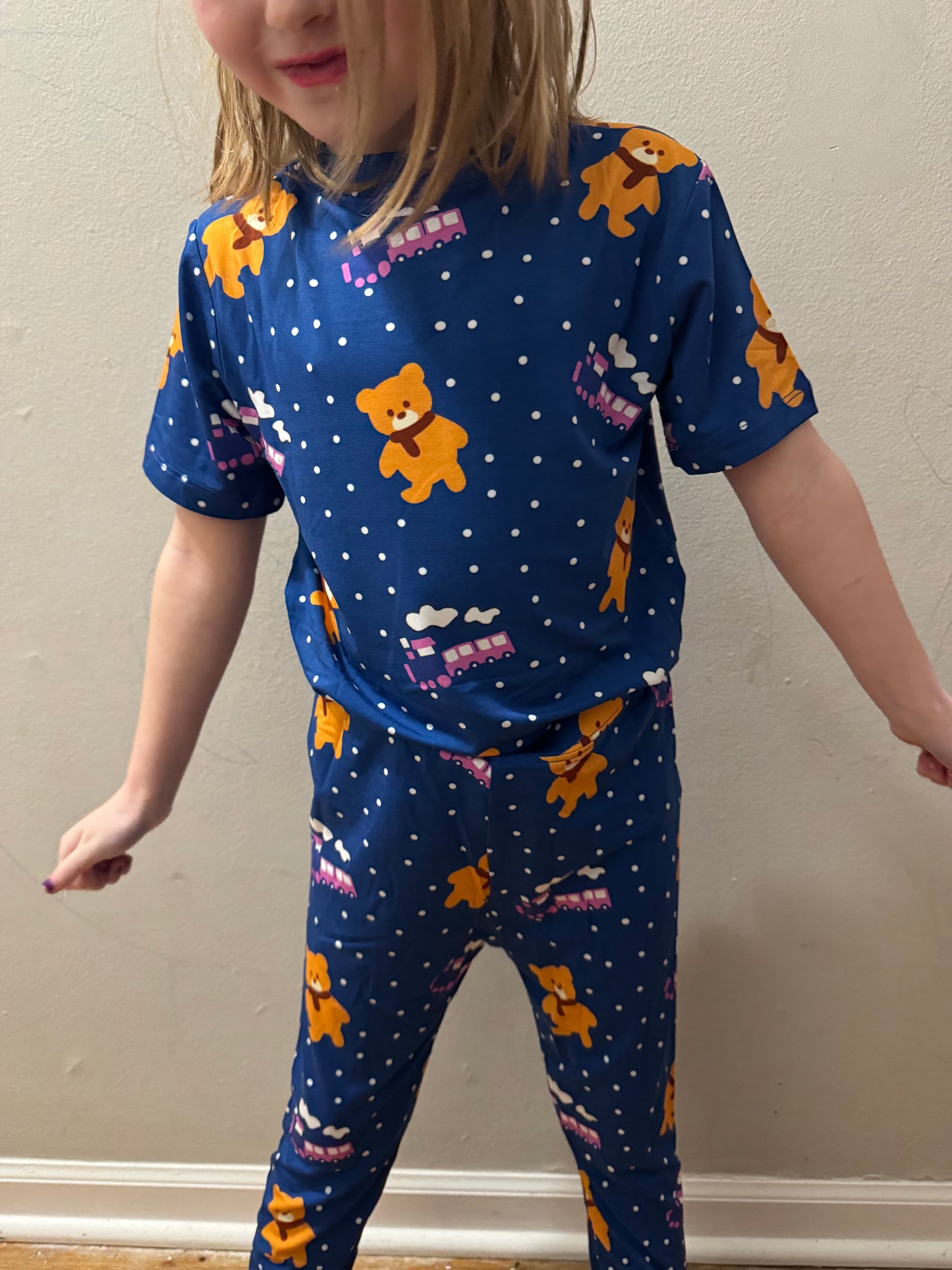 RTS Short sleeve / pants: Choo Choo