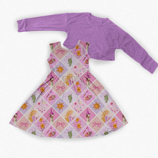 Adult Honey Top Tank Twirl: Quilted Princess *SHIPS SEPTEMBER*