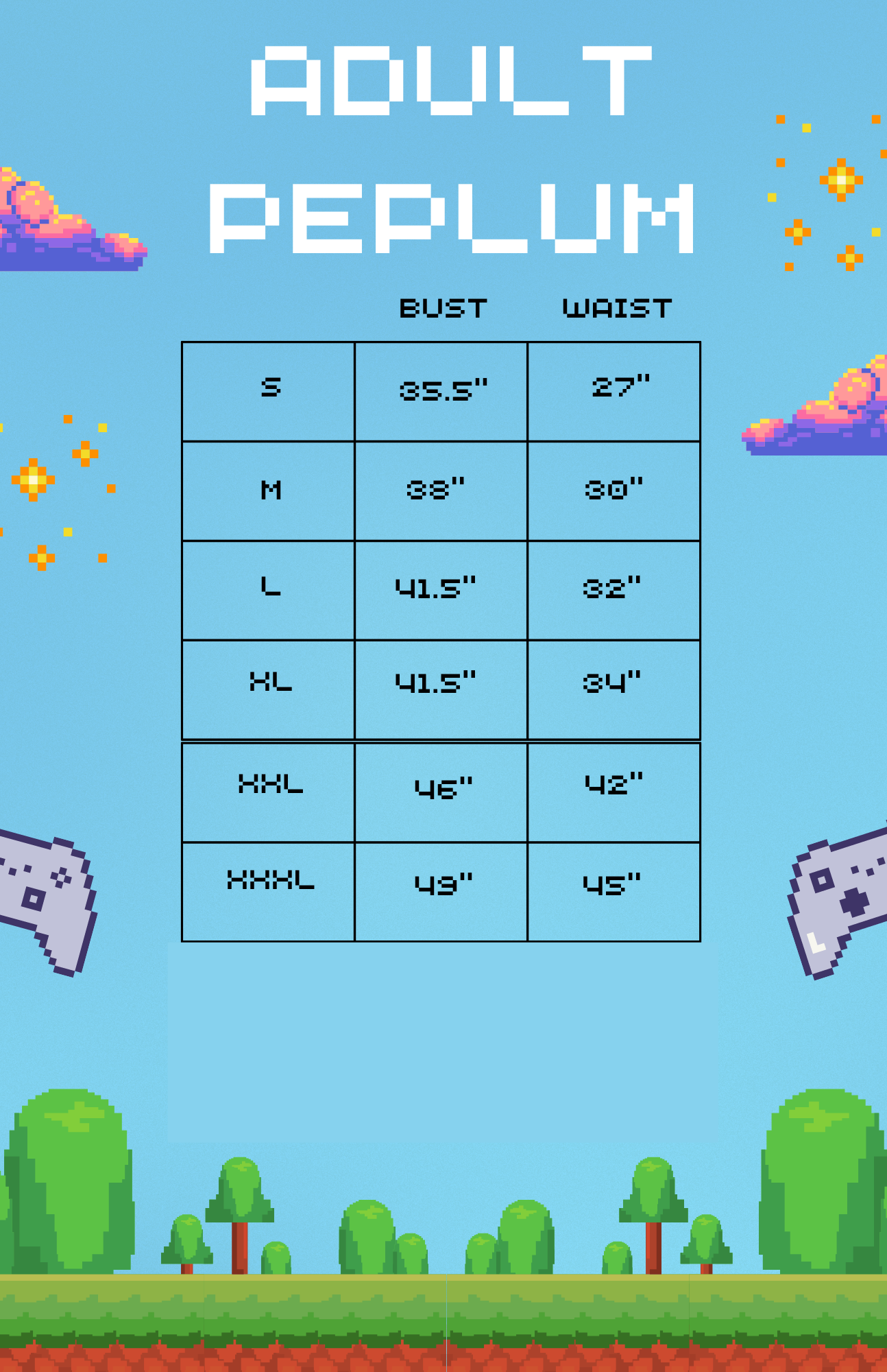 RTS Adult Peplum: Moon Child