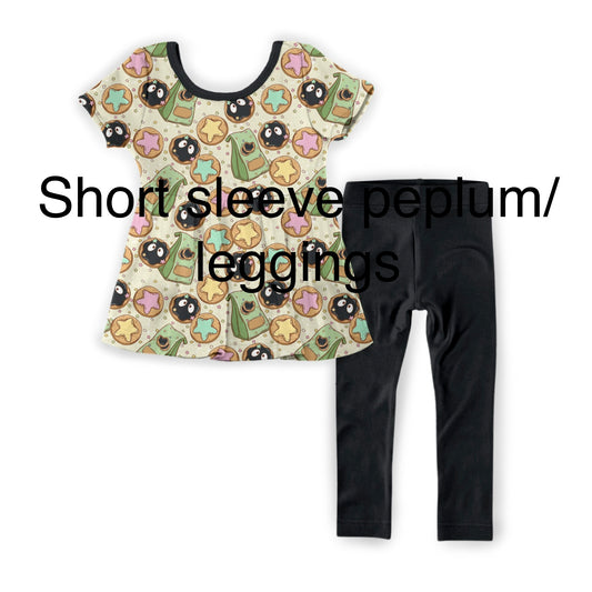 PLAY Short sleeve peplum / leggings: Cookie Sprites *SHIPS AUGUST*