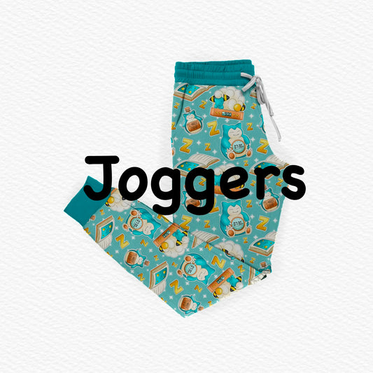 Adult joggers: Slumber Snorz *SHIPS JUNE*