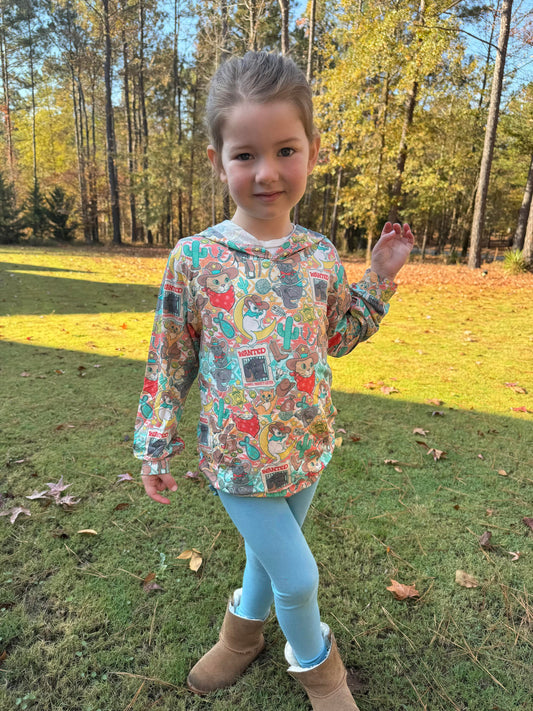 RTS PLAY Kids hoodie: Cowboy Cats