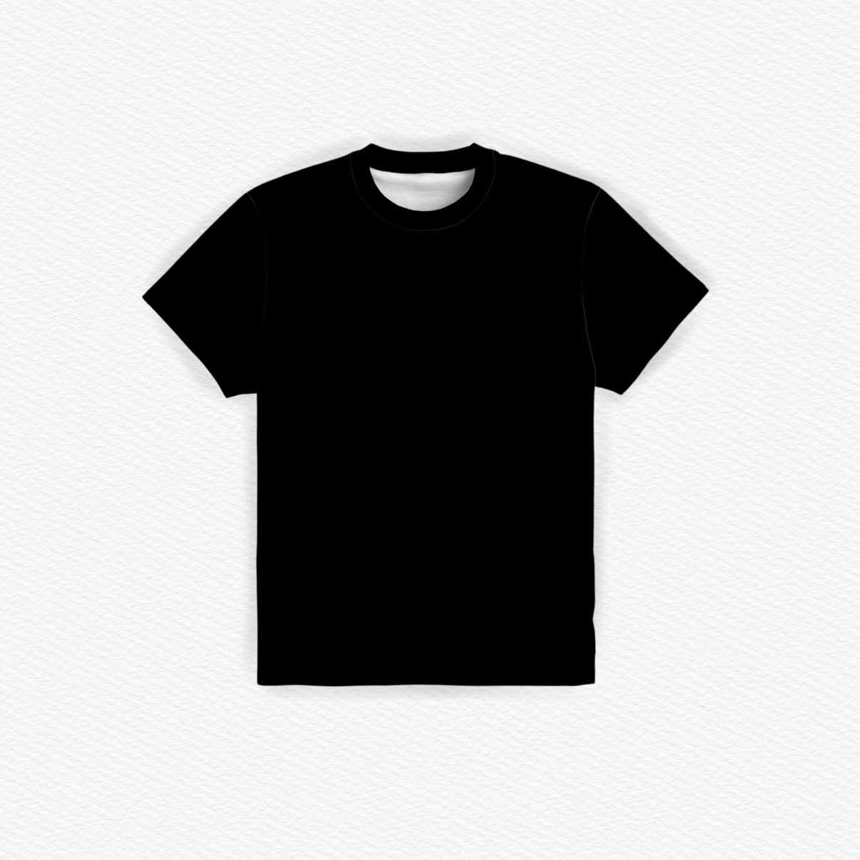 Adult shirt: Solid Black *SHIPS NOVEMBER*