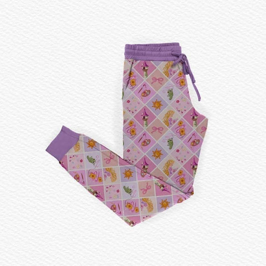 Adult joggers: Quilted Princess *SHIPS SEPTEMBER*