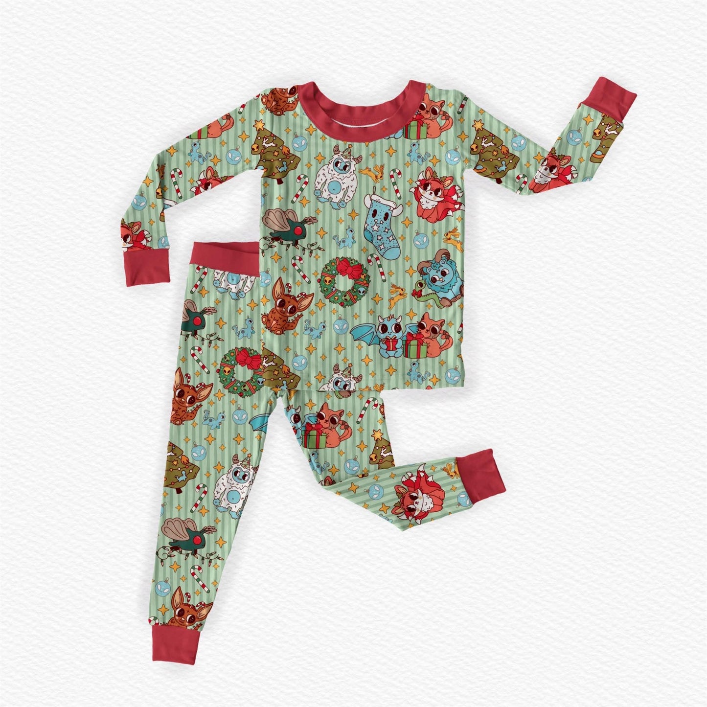 Long sleeve / pants: Jolly Cryptids *SHIPS NOVEMBER*