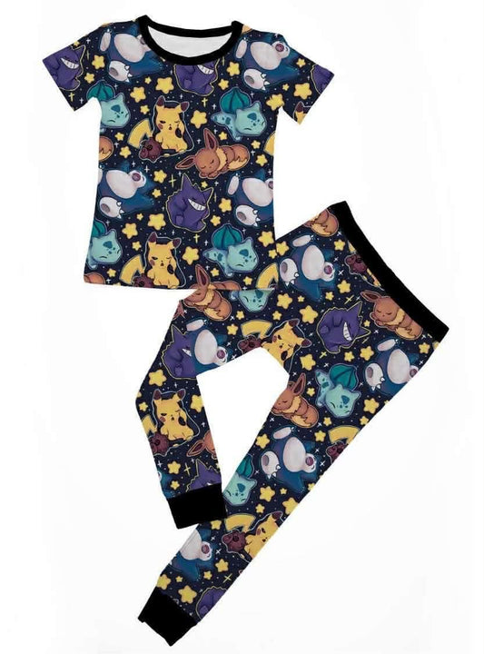 RTS Short sleeve / pants: Sleepy Pok