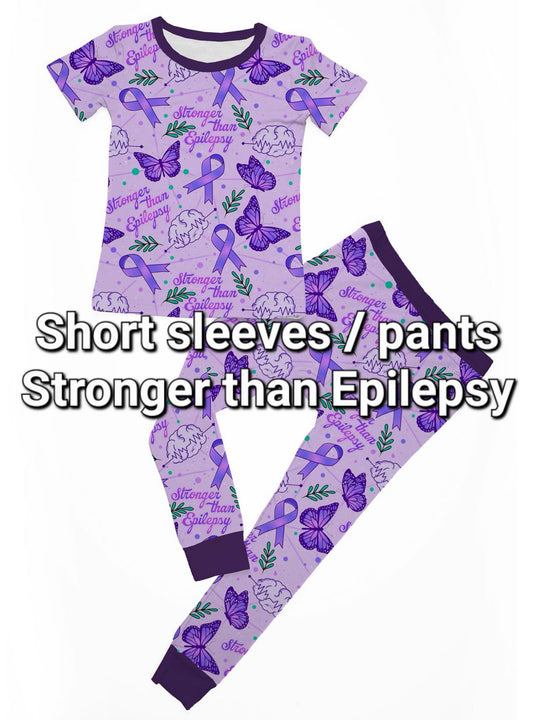RTS Short sleeve / pants: Stronger than Epilepsy