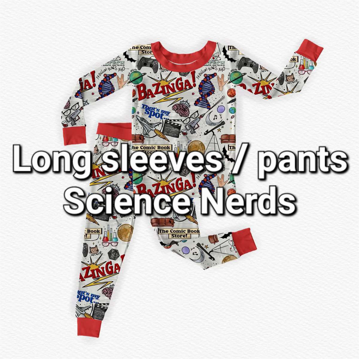 RTS Long sleeve / pants: Science Nerds