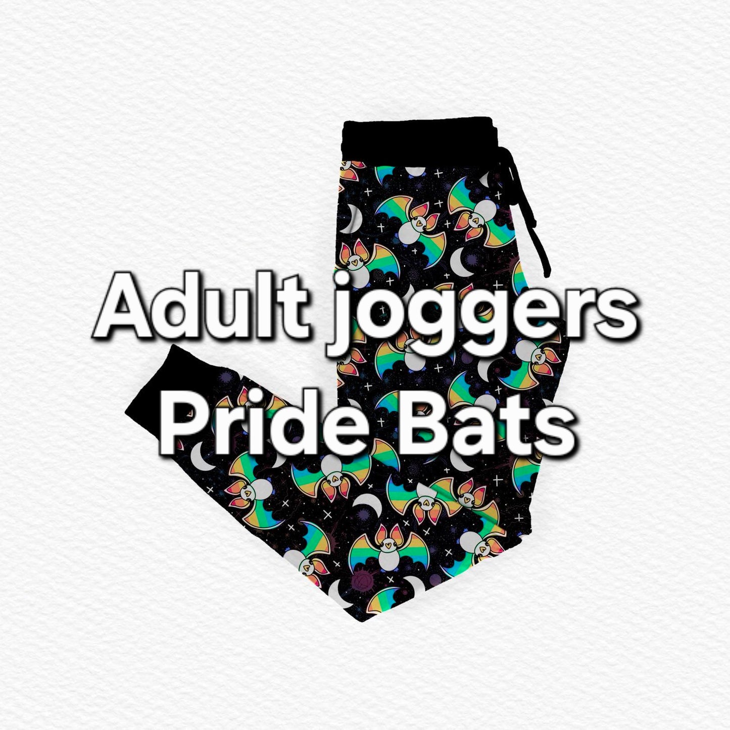 RTS Adult joggers: Pride Bats