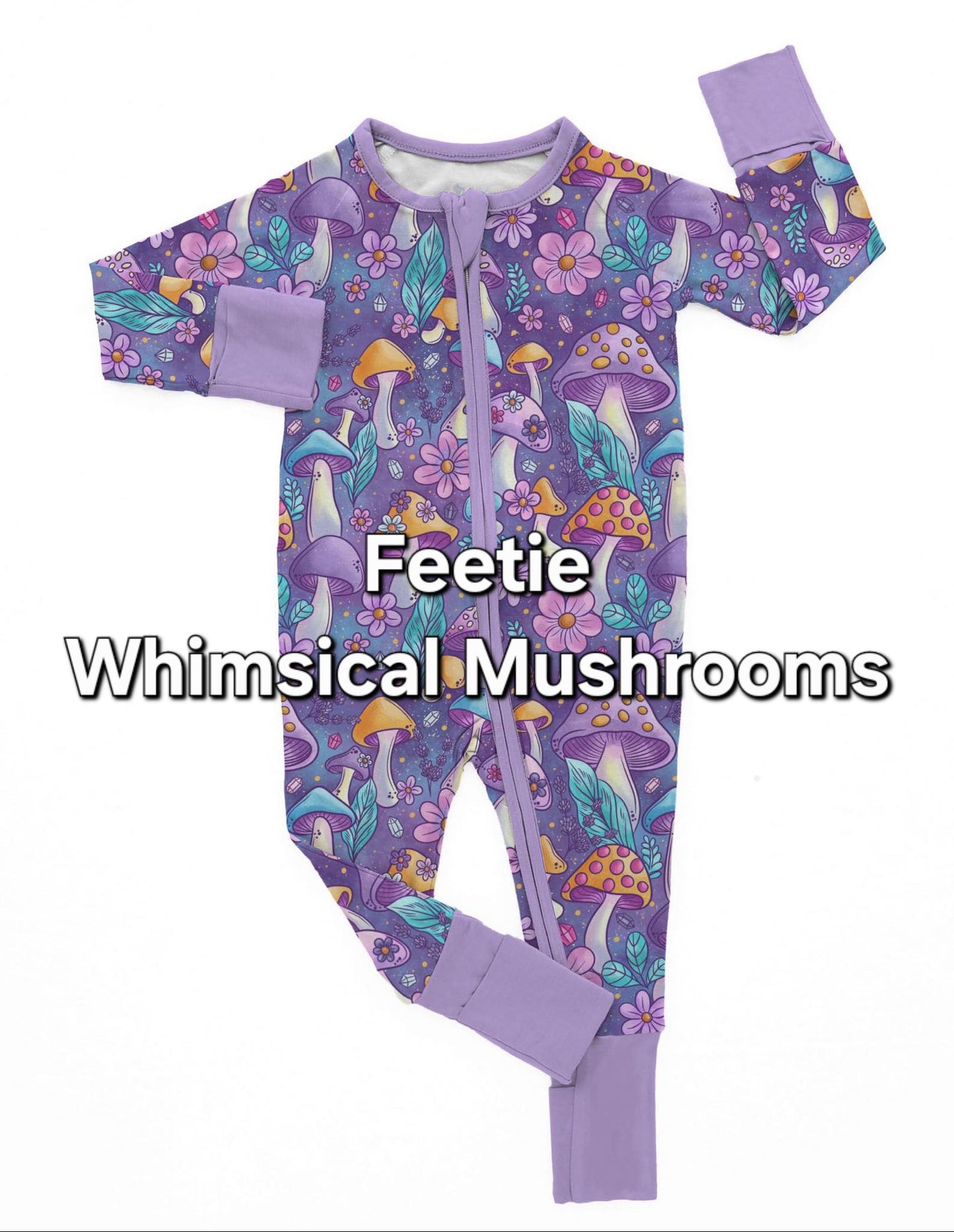 RTS Feeties: Whimsical Mushrooms