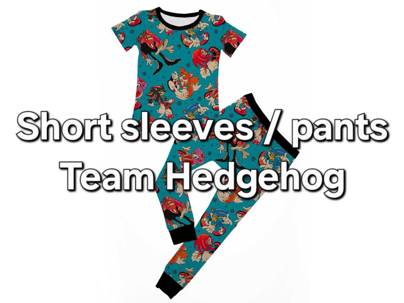 RTS Short sleeve / pants: Team Hedgehog