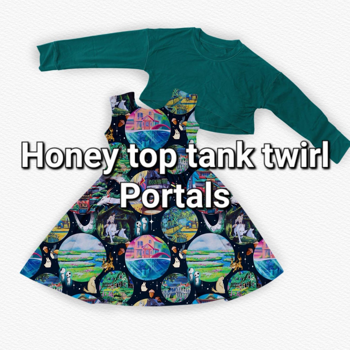 RTS PLAY Tank twirl with honey top: Portals