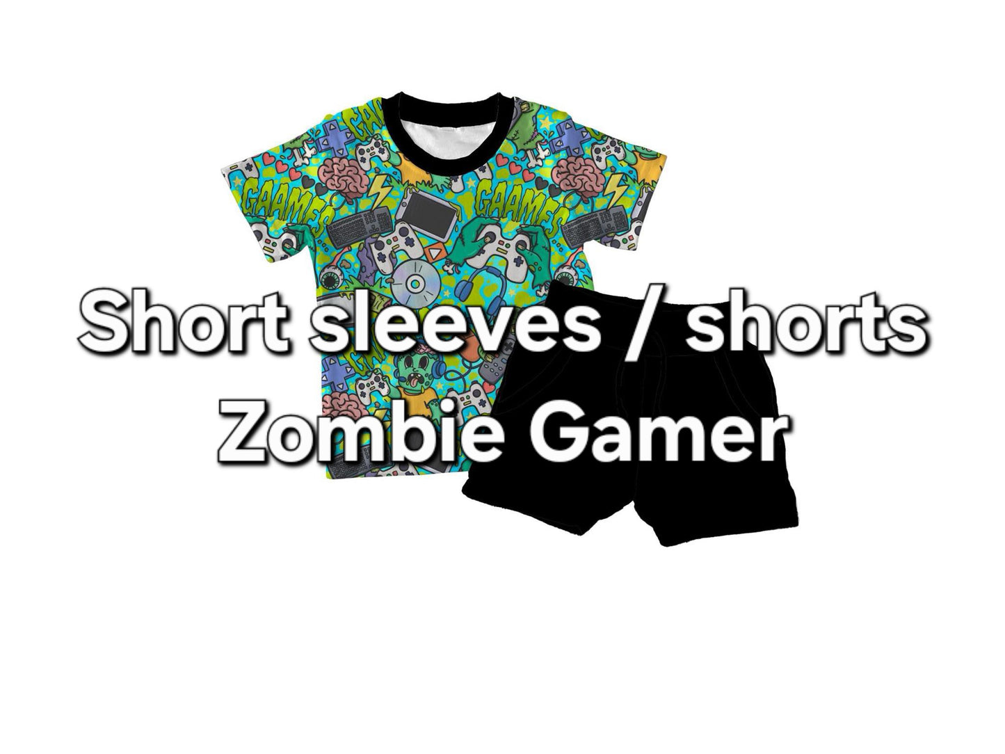RTS PLAY Short sleeve / shorts: Zombie Gamer