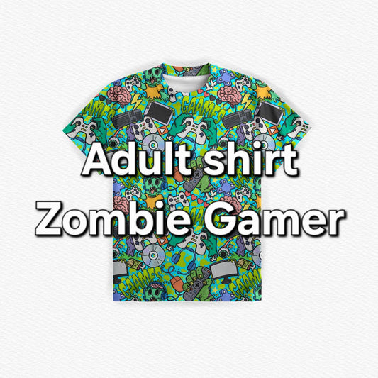 RTS Adult shirt: Zombie Gamer